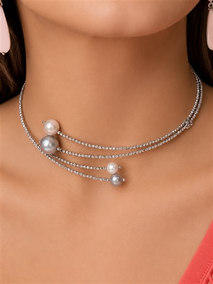 Necklace Rajola Woman in Semiprecious stones Perla 54-497-1P - 54-497-1P